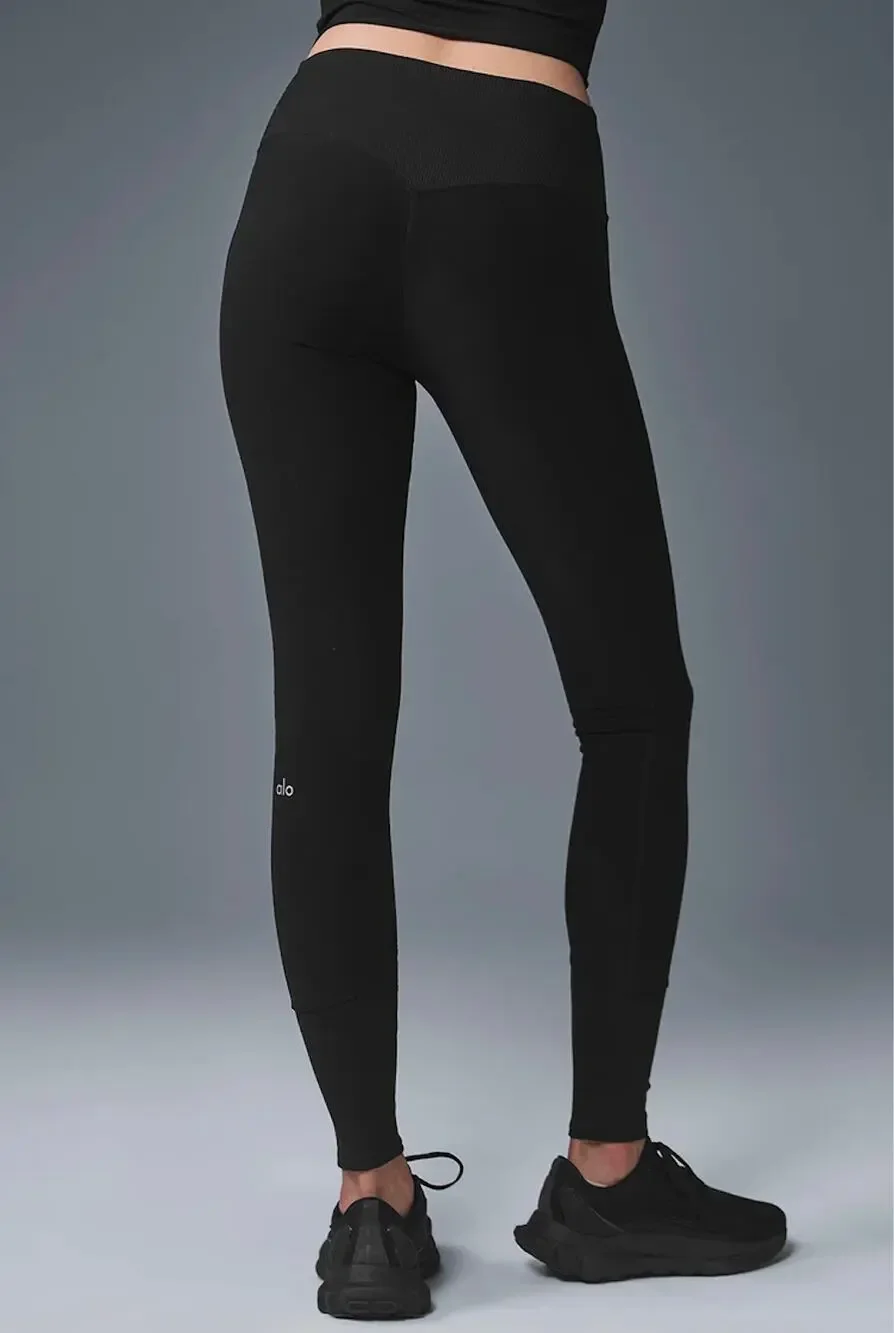 Alo Yoga High-Waist Alosoft Lounge Legging Black Size S